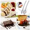 3 PCS Candy Dipping Tools Chocolate Dipping Fork Spoons Set 2 Pieces Culinary Decorating Spoons Chef Art Pencil for Decorative Plates Stainless Steel Chef Spoon